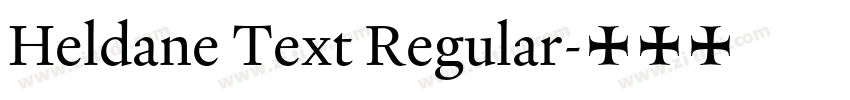 Heldane Text Regular字体转换